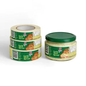 Custom Adhesive Printing Logo Design Food Labels Waterproof Vinyl Matte Roll Label Sticker Other Packaging Product Label Maker