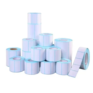 Custom Adhesive Roll Blank Label Color Change Direct Thermal Label Sticker Roll