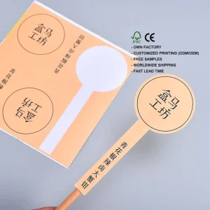 Custom Adhesive Roll PVC Logo Printed Waterproof Pizza Box Cheese Seal Circle Label Sticker for Food Cakes Craft Photo Frame