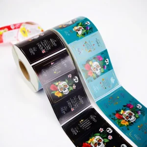 Custom Adhesive Sticker Labels with Digital Printing and Film Lamination Custom Logo Text Image Options for Packaging