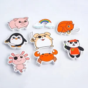 Custom Adhesive Vinyl Waterproof Hologram Die Cut Stickers Printing Holographic Cartoon Die Cut Sticker Label Makers