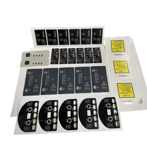 Custom Adhesive Waterproof Labels For Mobile Phone & Earphone Control Panels Electronic Packaging Stickers Custom Shapes Sizes