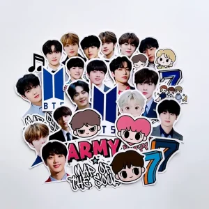 Custom All Kinds Self Adhesive Stickers Personalized Idol Celebrity Photo Vinyl Decals