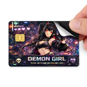 Custom Bank Credit Card Skin Durable Debit Removable Sticker Anime Holographic Foil Cover Decal Waterproof Vinyl PVC Stickers