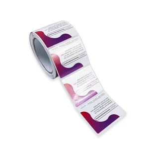 Custom Bottle Label Stickers Packaging with Fast Delivery