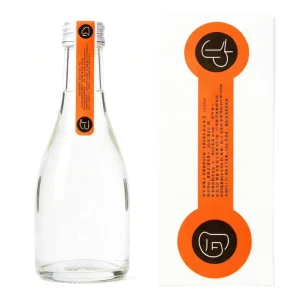 Custom Bottle Neck Seal Sticker Waterproof Adhesive Tamper Evident Seal Label For Wine Fruit Liquor Jar Bottle Packaging