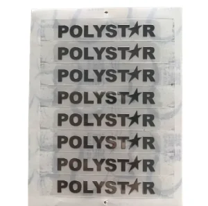 Custom Brand Logo 3D Raised Metal Nickel Sticker Bright Silver Electroforming Plating Transfer Label