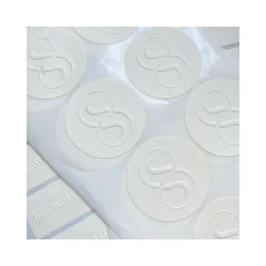 Custom Brand Logo Printed 3D Durable Waterproof Self Adhesive Thick Paper Eco Friendly Oblong Shape Sticker Label