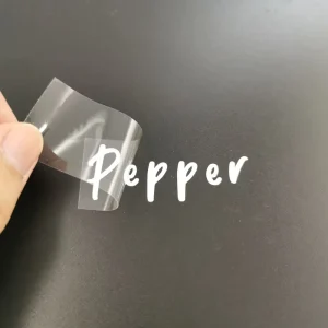 Custom Brand Logo Vinyl Permanent Transfer Sticker