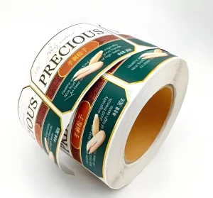 Custom Brand Waterproof Labels Suitable for Packaging Labels of Food Alcohol Beverages Enterprises and Cosmetics