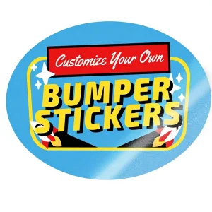 Custom Bumper Printed Adhesive Stickers Roll Labels Waterproof PVC Vinyl Decal Stickers