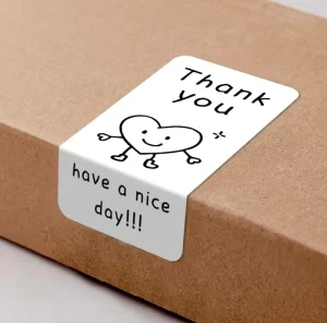Custom Business Brand Logo Adhesive Food Labels Waterproof Vinyl Sealing Round Paper Packaging Labels Roll Custom Stickers Roll