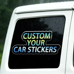 Custom Car Decals Body Decals Scratch Resistant Square UV Protective Car Stickers