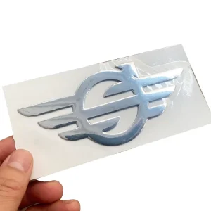 Custom Car Metal Sticker Soft 3D Car Sticker Decals Bumper Sticker