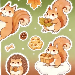 Custom Cartoon Adhesive Stickers Personalized Cute Vinyl Decals