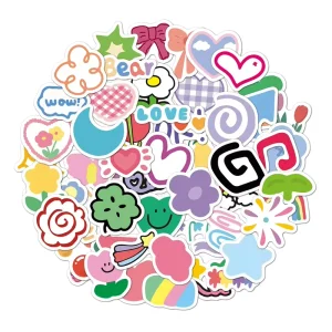 Custom Cartoon Die Cut Waterproof Decorative Vinyl Decals Fashion Packaging Sticker with Your Image Photo