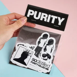Custom Cartoon PVC Vinyl Die Cut Sticker Packs in OPP Bag Water Resistant for Advertising Promotion Minimum Order 100pcs