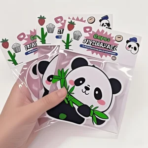 Custom Cartoon Sticker Die Cut Self Adhesive Stickers Set Decorative Vinyl Irregular Labels for Notebook Journal Decoration