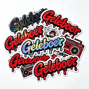 Custom Cartoon Sticker Sheets Waterproof Vinyl Kiss Cut Decal for Kids