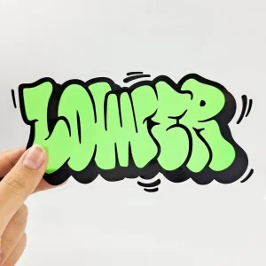 Custom Cartoon Transparent Sticker for Removable Vinyl Sticker Logo Sticker