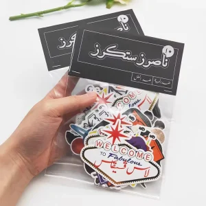 Custom Cartoon Waterproof Eco friendly Vinyl Die Cut Stickers with Adhesive Logo Printing Custom Size Sticker Packs