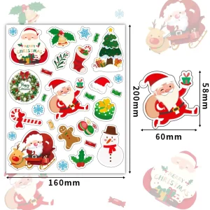 Custom Christmas Sample Stickers Adhesive Decals Not for Sale