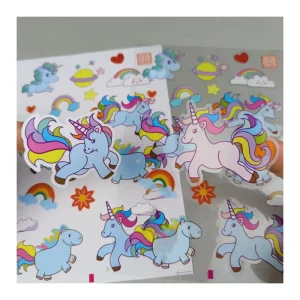 Custom Christmas Sticker Removable Die Cut Vinyl Decal Transfer Sticker Scrapbook for Kids