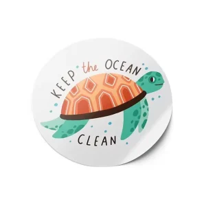 Custom Circle Round Stickers Waterproof Vinyl Sticker Product Logo Die Cut Label Printing
