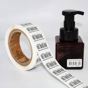 Custom Circular QR Code Security Sticker Order QR Code Stickers Holographic Waterproof Variable QR Code Label Promotion