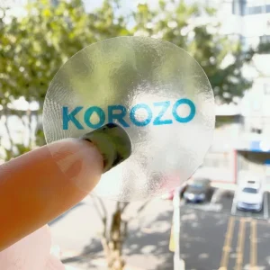 Custom Clear Logo Waterproof Eco Friendly Durable Adhesive Labels for Brand Product Packaging