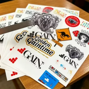 Custom Clear Sticker Sheet Glossy Kiss Cut Adhesive Transparent Sticker Sheets
