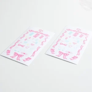 Custom Clear Stickers Transparent Vinyl Printed with White Ink and UV Coated Abrasion Resistance and Waterproof Durability