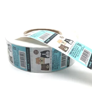 Custom Clear Vinyl Adhesive Label Stickers for Kids Transparent Logo Cut Packaging Labels for Candle and Craft Use
