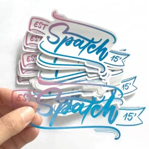 Custom Clear Waterproof Vinyl Stickers with UV Printing Full Color Durable Labels for Packaging Brand Promotion