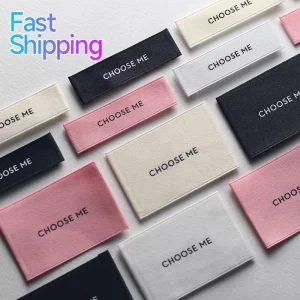 Custom Clothing Own Logo Tag Woven Clothing Label Printed Clothing Label Garment Labels