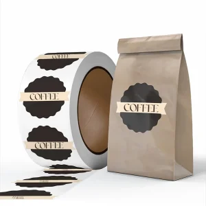Custom Coffee Label Sticker Printing Customizable Packaging Labels for Coffee Bags