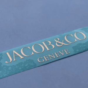 Custom Color 3D Thin Label Adhesive Sticker for Candle Craft and Photo Frame Decoration