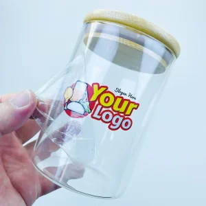 Custom Color Pattern UV Transfer Sticker For Glass & Plastic Containers Bottles Jars Coffee Canisters And Tumblers