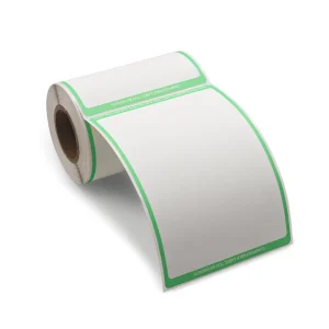 Custom Compostable Label 4*6 Inch Thermal Sticker Biodegradable Thermal Printer Label