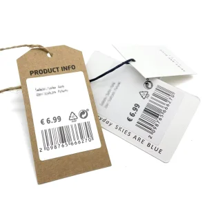 Custom Content Sticker Barcode Labels Price Label Self adhesive Sticker Composition Label for Tags