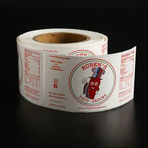 Custom Cosmetics Product Logo Paper Labels for Bottles Sticker Adhesive Printing Waterproof Vinyl Labels Tag