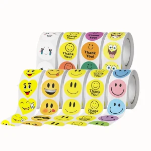 Custom Cute Animal Decorative Rolls Sticker Box Sealing Stickers Rolls