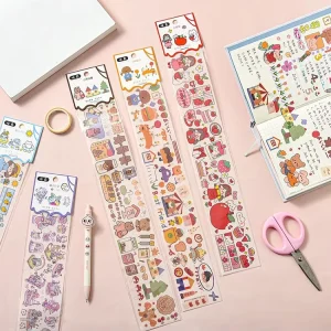 Custom Cute Cartoon DIY Stickers Diary Planner Sticker Decorative Paper Stickers