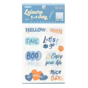 Custom Cute Decorative Journal Scrapbook Washi Stickers Varnished Kiss Cut DIY PVC Planner Sticker Sheet Manufacturer
