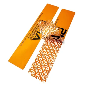 Custom Date Warranty Security Stickers PET Serial Numbers For Safe Packaging Banking Healthcare Industries Industrial Use