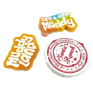 Custom Decorative Die Cutting Sticker Self Adhesive Waterproof Vinyl Die Cut Sticker Printing