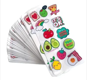 Custom Decorative Transparent Sticker Personalized Clear Sticker Sheets Kiss Cut Sticker Sheet Printing