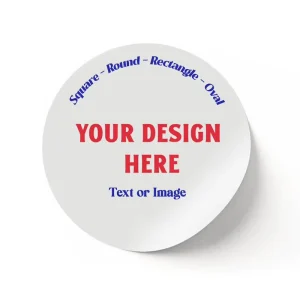 Custom Decorative Vinyl Sticker Sheets UV Printing Waterproof Eco Friendly Round Stickers for Promotional Gifts