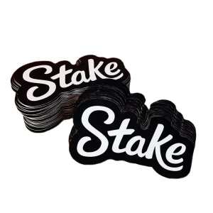 Custom Decorative Vinyl Stickers Waterproof Die Cut Logo Labels UV Adhesive Sticker PET PP BOPP Glossy Candle