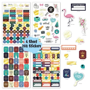Custom Design Adhesive Stickers Custom Sheet Kiss Cut Stickers for Planner